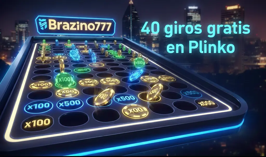 Jugar Plinko en Brazino777 con 40 giros gratis